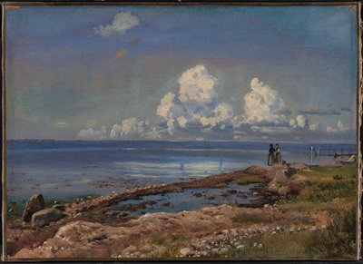 Stranden ved Refsnæs, Sjælland af Johan Thomas Lundbye