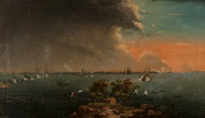 Andet russisk-svenske slag ved Svensksund den 10. juli 1790. af Johan Tietrich Schoultz