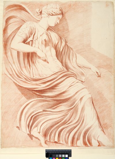 Akademiezeichnung. Relief aus dem Vatikanischen Belvedere-Hof af Johan Tobias Sergel