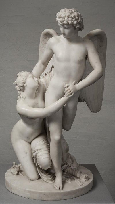 Amor og Psyche af Johan Tobias Sergel