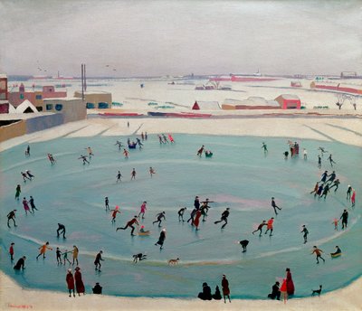 Skatere (skøjteløbere) af Johan van Hell