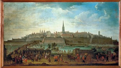 Wien set fra Rotenturm-porten ... (olie på lærred) af Johann Adam Delsenbach