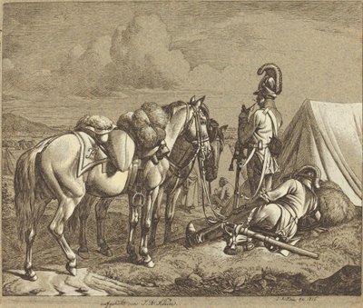 østrigske dragoner af Johann Adam Klein