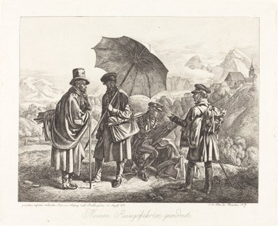 Malere på deres rejser af Johann Adam Klein