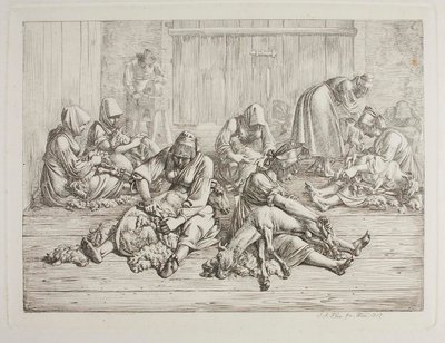 Fåreklipning af Johann Adam Klein