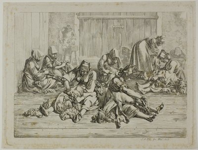 Fåreklipping af Johann Adam Klein