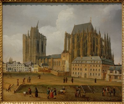 Kölnerdomen fra sydøst af Johann Adolf Lasinsky