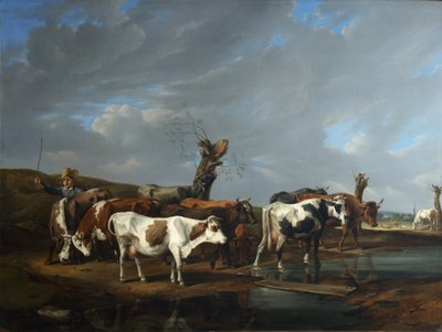 Kuhherde af Johann Alexander Dallinger von Dalling