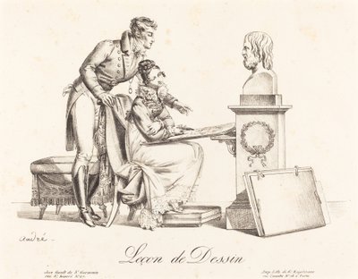 Tegnelektion Tegnelektion. af Johann Anton André