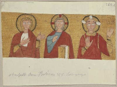 Aus: Sammlung von Umrissen und Durchzeichnungen, Band 1, Blatt 100 af Johann Anton Ramboux
