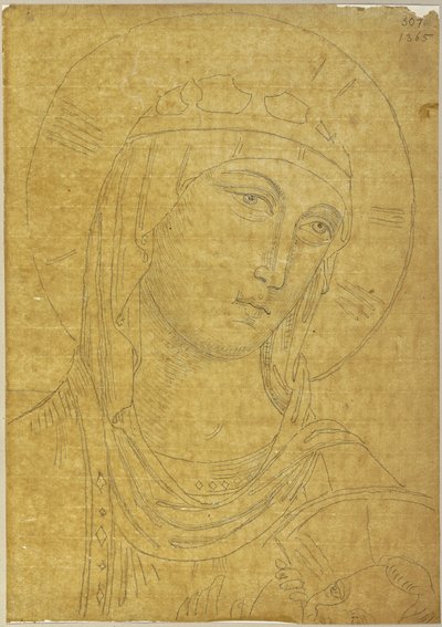Aus: Sammlung von Umrissen und Durchzeichnungen, Band 6, Blatt 44 af Johann Anton Ramboux