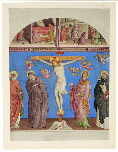 Kristus på korset i S. Domenico-kirken i Arezzo af Johann Anton Ramboux