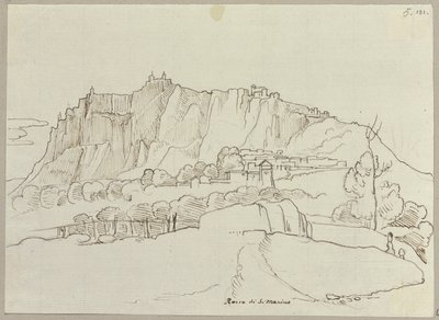 Republikken San Marino af Johann Anton Ramboux
