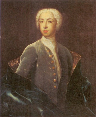 Portræt af Fedor Osterman (1723-1804) af Johann Balthasar Frankart