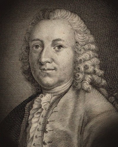 Portræt af komponisten Frantisek Tuma 1704-1774, 1770. af Johann Balzer