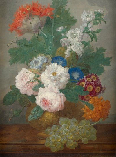 blomsterstilleben af Johann Baptist Drechsler