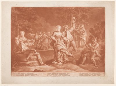Dansefest i det fri af Johann Baptist Enzensberger