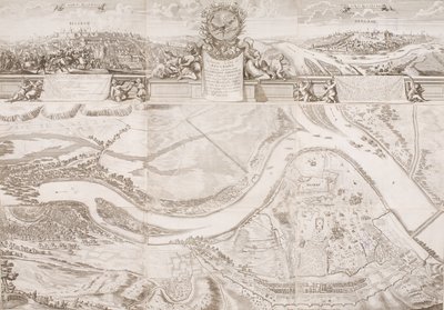 Beograd fæstning og by af Johann Baptist Gumpp