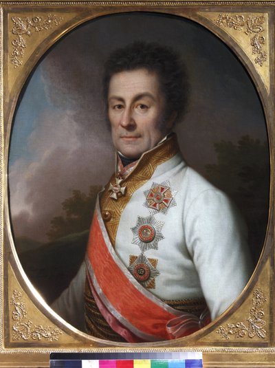 Le general Johan von Klenau und Janowitz - Portræt af general Johann Graf von Klenau (1758-1819) - Johann Baptist von Lampi, den yngre (1775-1837). Olie på lærred af Johann Baptist II Lampi