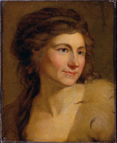 kvinde portræt af Johann Baptist Lampi d. Ä.