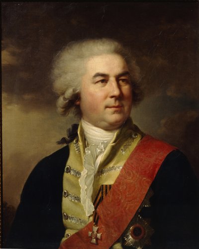 Portræt af grev Pyotr Zavadovsky 1739–1812 af Johann Baptist Lampi the Younger