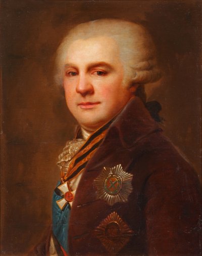 Portræt af grev Alexander Nikolaevich Samoilov 1744-1814, efter 1796 af Johann Baptist von Lampi the Elder