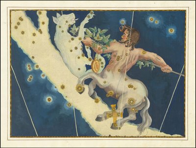 Lupus og Centaurus - Johann Bayer af Johann Bayer