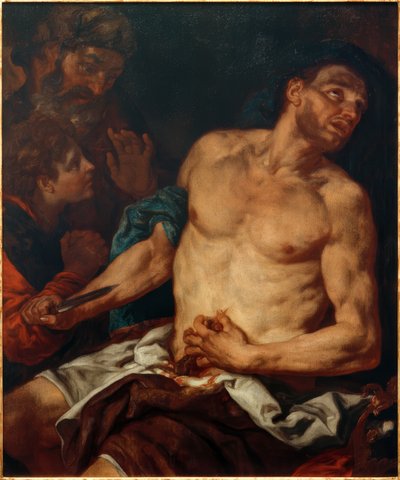 Catos selvmord af Johann Carl Loth