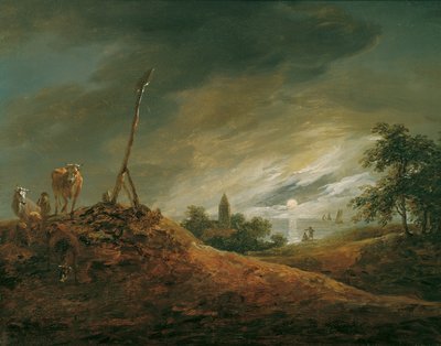 aftenlandskab af Johann Christian Brand