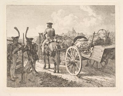 En russisk mobilsmedje, 1815. af Johann Christian Erhard