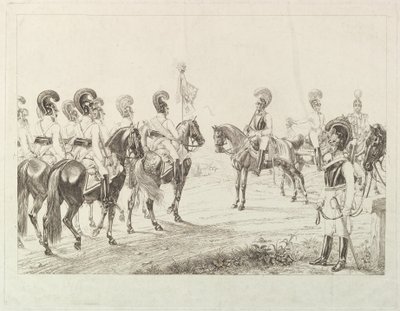 Østrigske Cuirassiers, begyndelsen af det 19. århundrede. af Johann Christian Erhard