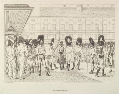 Østrigske grenaderer, begyndelsen af det 19. århundrede. af Johann Christian Erhard
