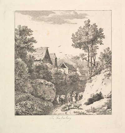 I Regenberg, 1815. af Johann Christian Erhard