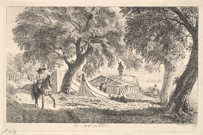 På kanalen i Wien, 1819. af Johann Christian Erhard