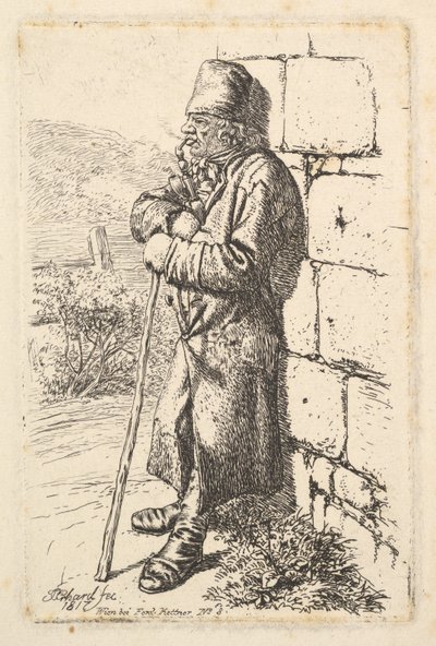 Tobaksrygeren, 1817. af Johann Christian Erhard