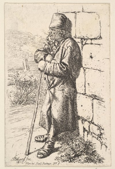 Tobaksrygeren, 1817. af Johann Christian Erhard