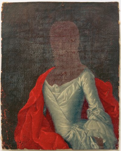 Kostumestudie af en dame af Johann Christian Fiedler