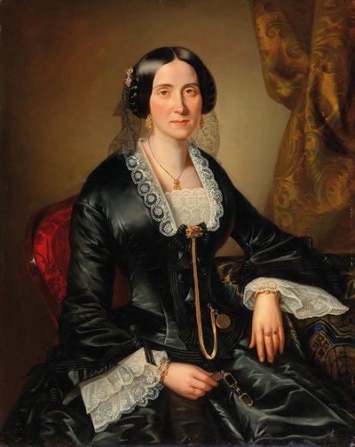 Mayer - Portræt Johanna Bujatti af Johann Christian Mayer