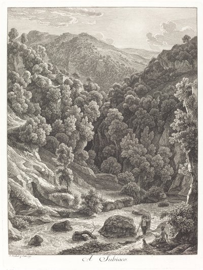 A Subiaco (nær Subiaco) af Johann Christian Reinhart