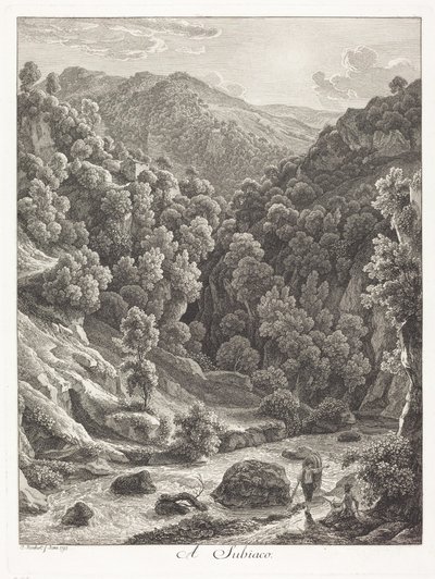 I Subiaco (nær Subiaco) af Johann Christian Reinhart