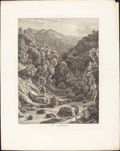 En Subiaco af Johann Christian Reinhart