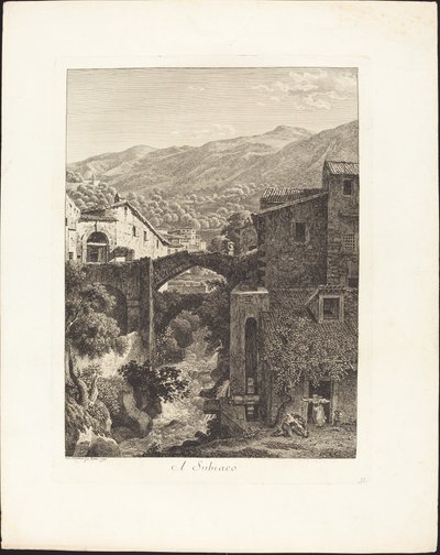 En Subiaco af Johann Christian Reinhart