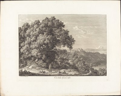 Castella Gandolfo af Johann Christian Reinhart