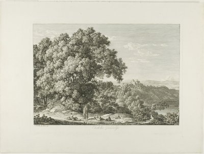Gandolfo-slottet af Johann Christian Reinhart