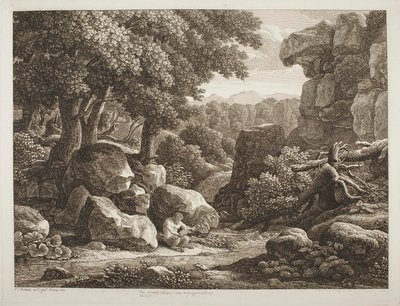 Skovlandskab af Johann Christian Reinhart