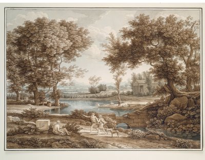 Heroisk landskab af Johann Christian Reinhart