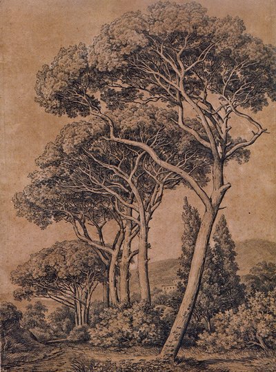 J C Reinhart Paraply-fyr 1791 af Johann Christian Reinhart