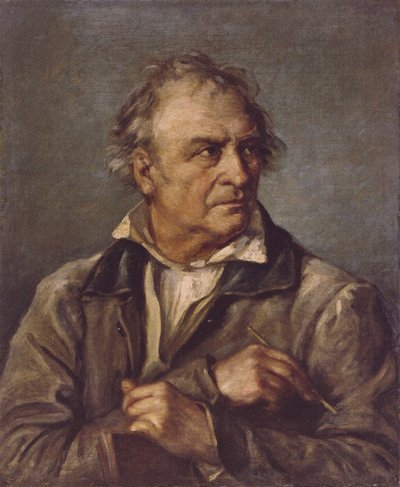 J C Reinhart af Eduard von Heuss farve af Johann Christian Reinhart