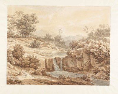Landskab af Johann Christian Reinhart