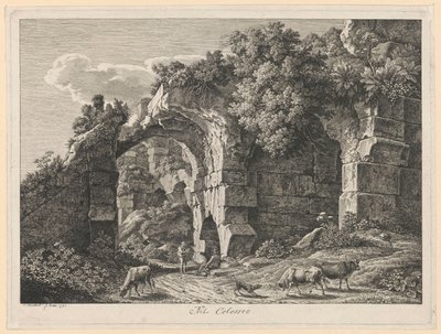Landskab - I Colosseum af Johann Christian Reinhart
